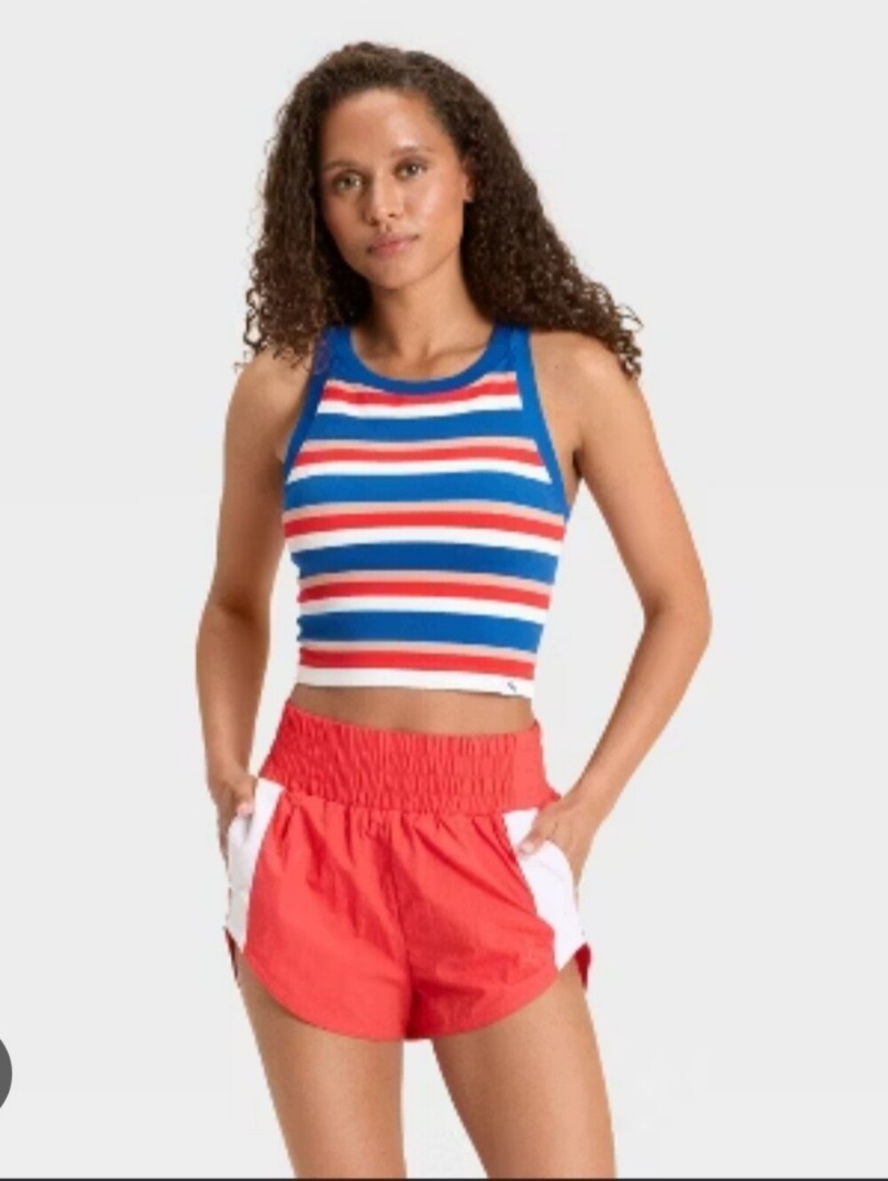 JoyLab Seamless Ribbed Tank Top